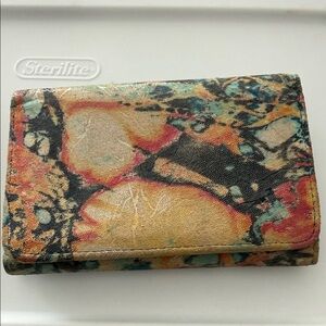 HOBO Multicolor Abstract Women's Wallet